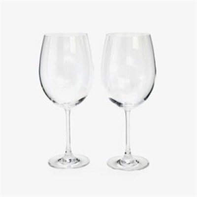 Transparent Stemmed Wine Glasses